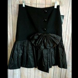 Teri Jon Rickie Freeman womans Black A line flare